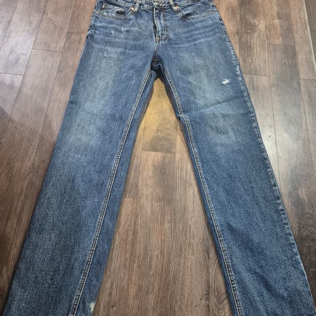 GRIMY WASHING STRAIGHT DENIM 48 메종미네드