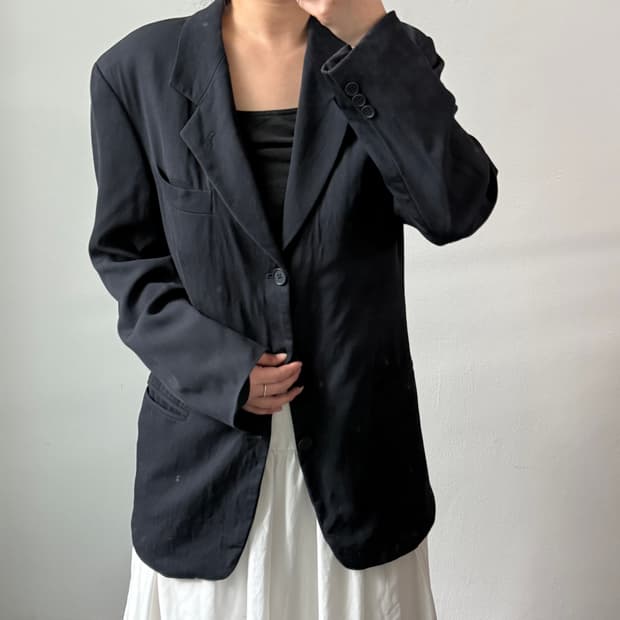 엠포리오 아르마니 블랙 블레이저