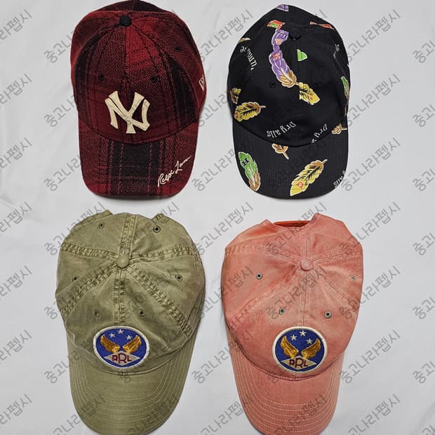 볼캡 모자 더블알엘 헤링본 RRL, 휴먼메이드, 폴로랄프로렌뉴에라