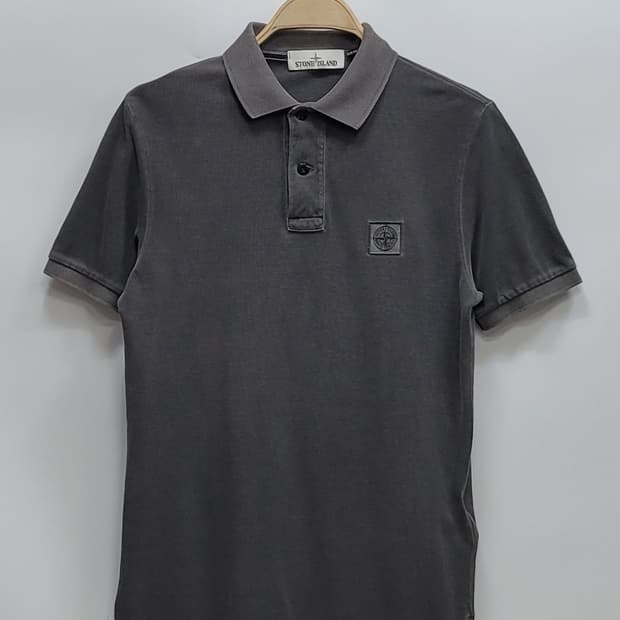 STONE ISLAND 스톤아일랜드 피그먼트 다잉 카라 티셔츠 / 남 S