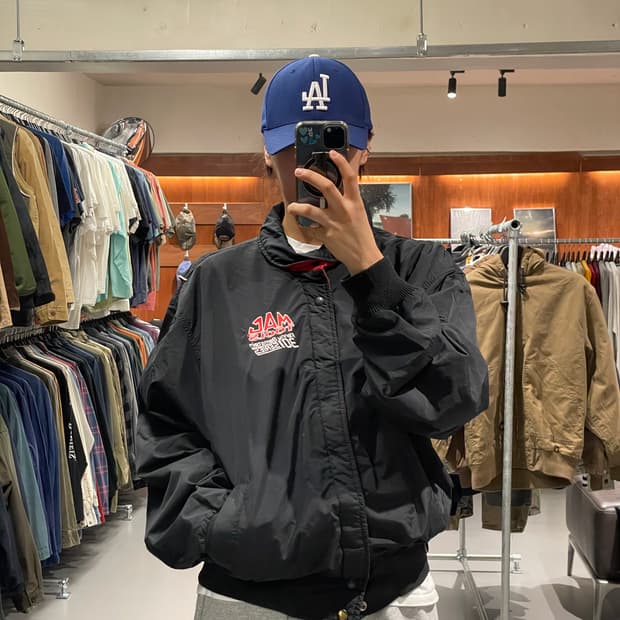 빈티지 레이싱 점퍼 
