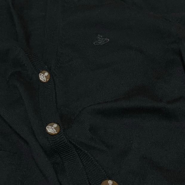 비비안웨스트우드 레드라벨 가디건 블랙 3 사이즈