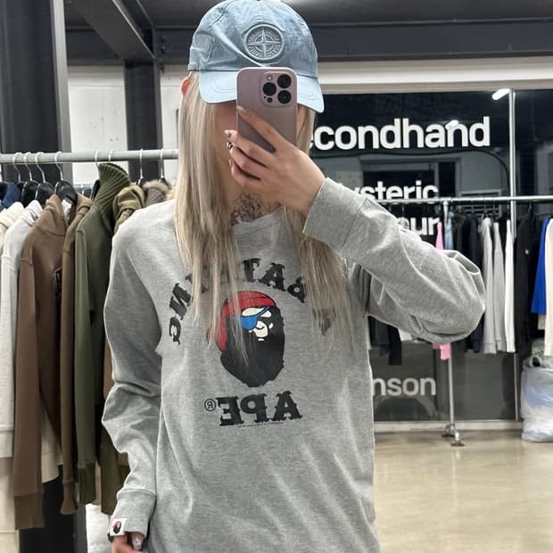  베이프 파이렛 스토어 한정발매 해적 롱슬리브 긴팔티