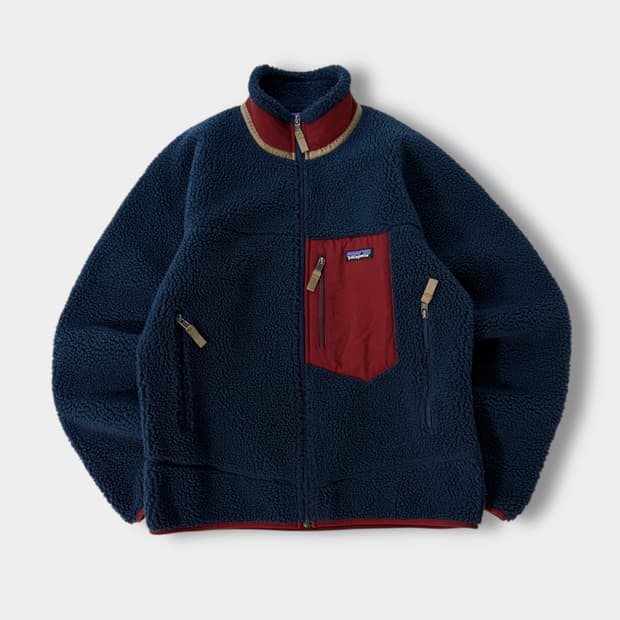 파타고니아 루즈핏 레트로 X 스톤블루 플리스 자켓