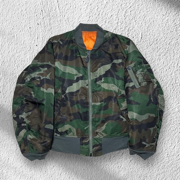 90s 캡클로딩 우드랜드 MA-1 자켓