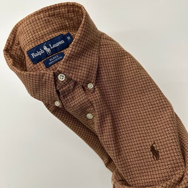 Polo 폴로랄프로렌 00‘s 블레이크 브라운 체크 셔
