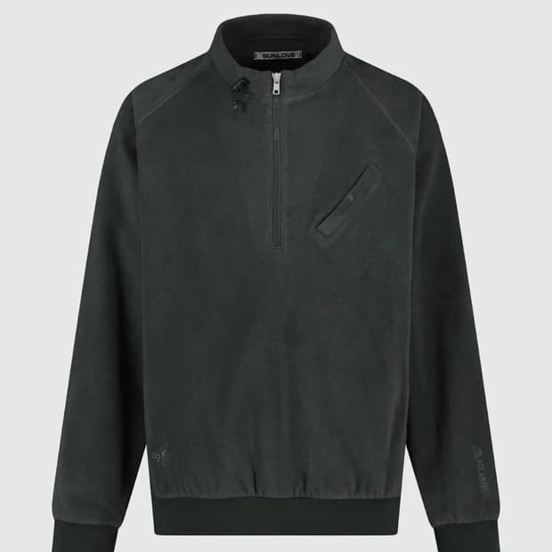 썬러브 플리스 하프집업 M