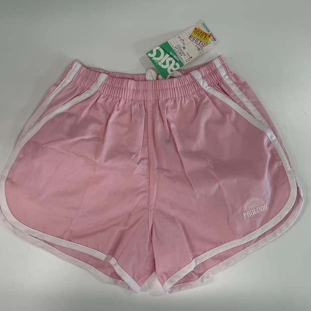 아식스 90s 올드 프로룩 클래식 러닝 숏츠 쇼츠 팬츠 핑크 ASICS