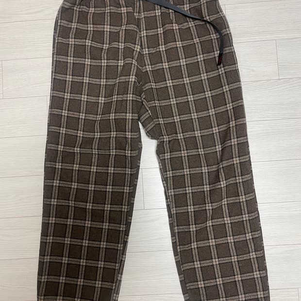 그라미치 체크 울팬츠