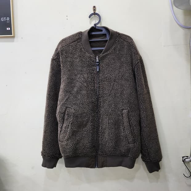 [105] jack&jill 리버서블 보아 점퍼 (카키)