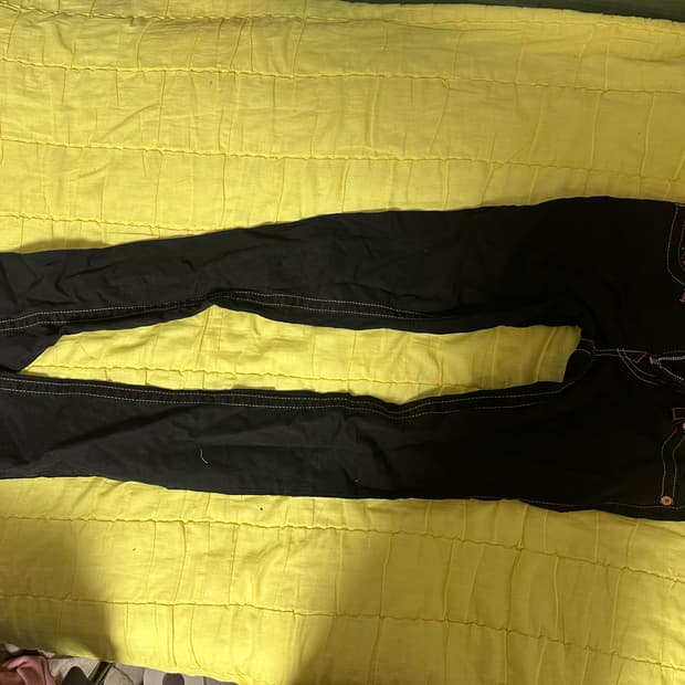 블랙 부츠컷 트루릴리전 펑크 락시크