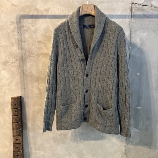 폴로 랄프로렌 숄칼라 가디건 100