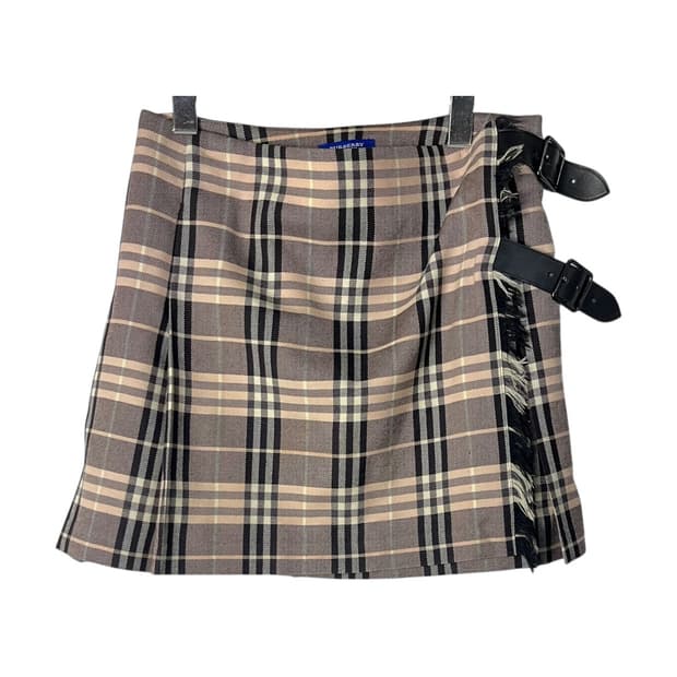 [Burberry] 버버리 블루라벨 체크 미니스커트