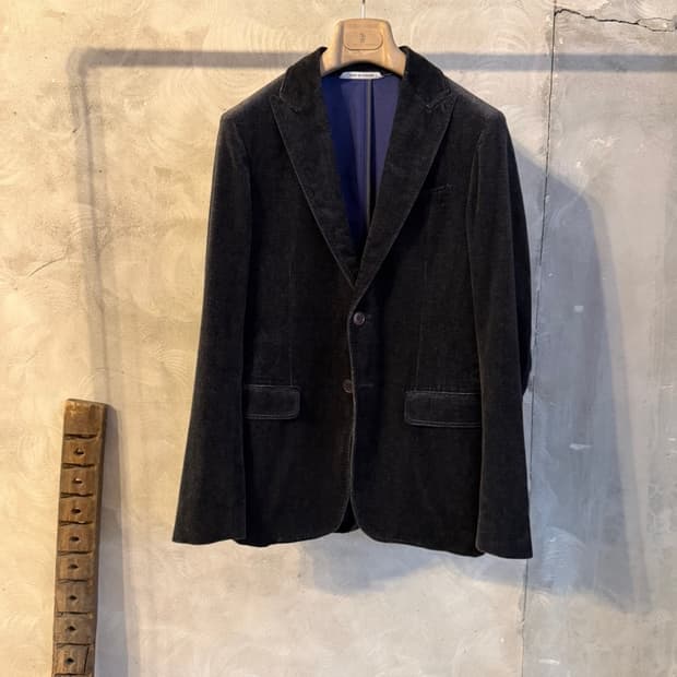 아르마니 꼴레지오니 벨루어 자켓 슬림100