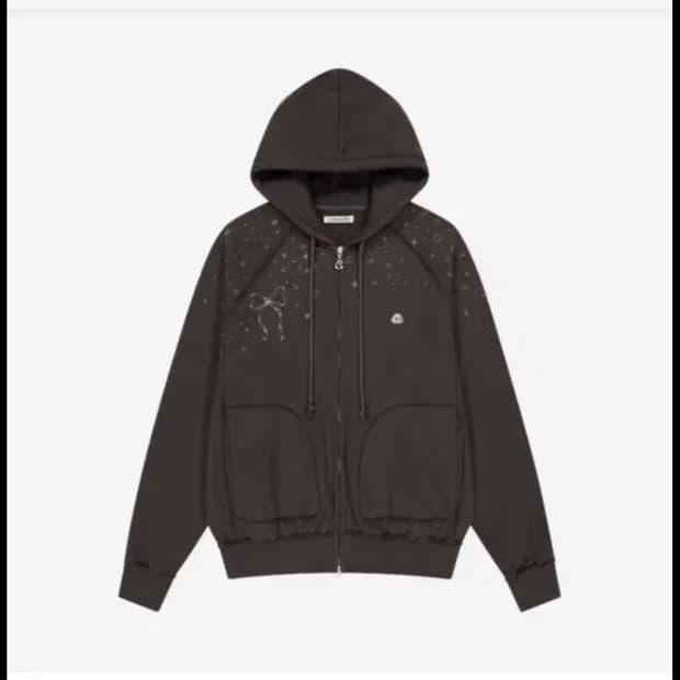코이세이오 트윙클 후드집업 브라운