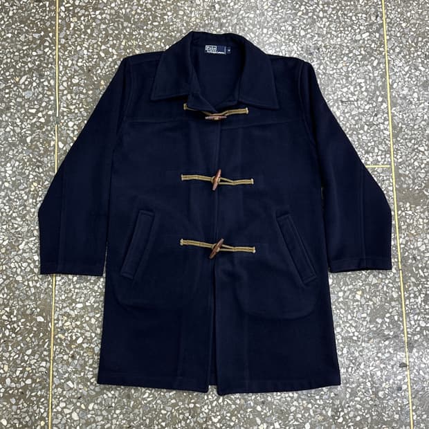 90s 폴로 랄프로렌 울 더플 코트 M