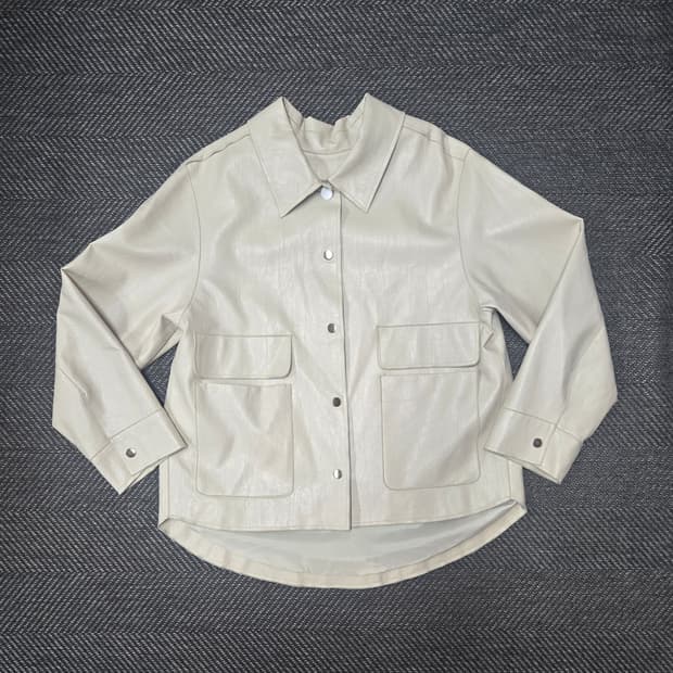 MARZ 마즈 레더자켓 오버핏 자켓