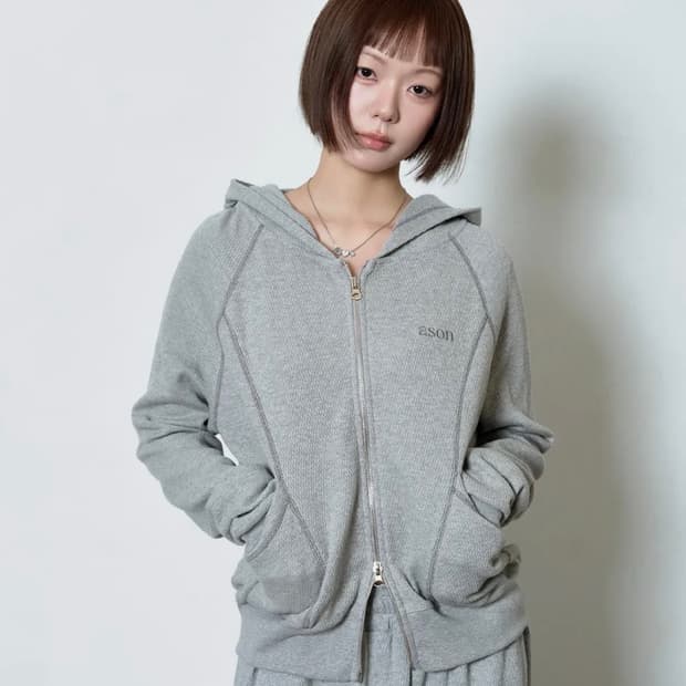 애즈온 후드집업