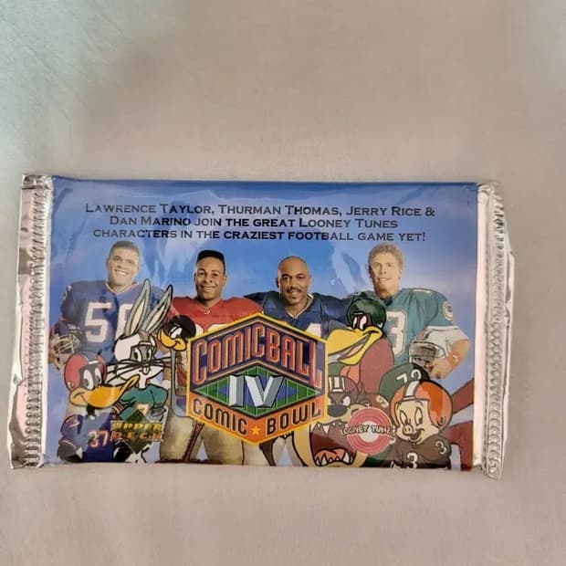 루니툰 미식 풋볼 코믹볼 카드 IV