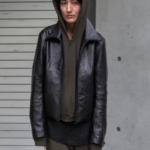 머듈 appendix 레더자켓 black 2