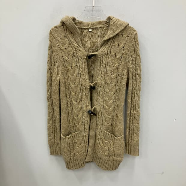 빈티지 모리 페어리 더플 후드 롱 가디건