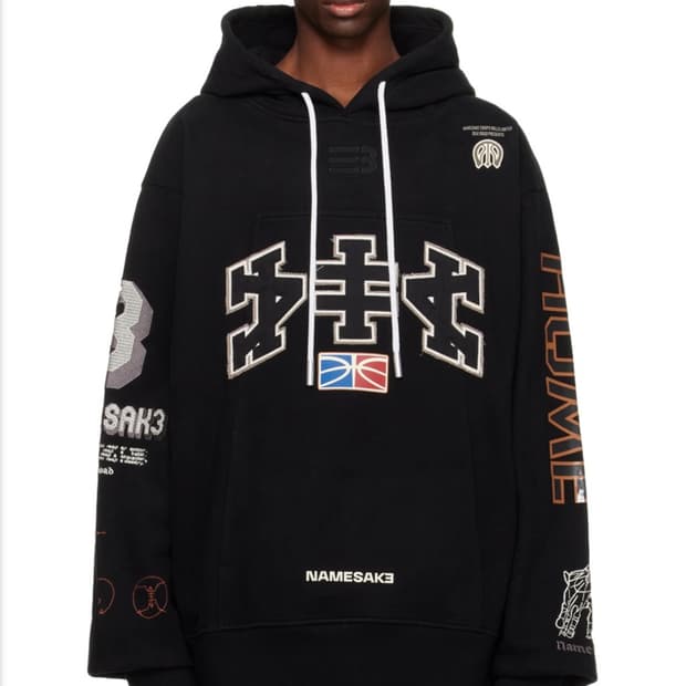 NAMESAKE BLACK SAVA HOODIE L SIZE