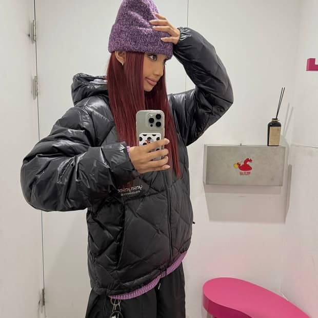 예스아이씨 wafer goose down 경량패딩