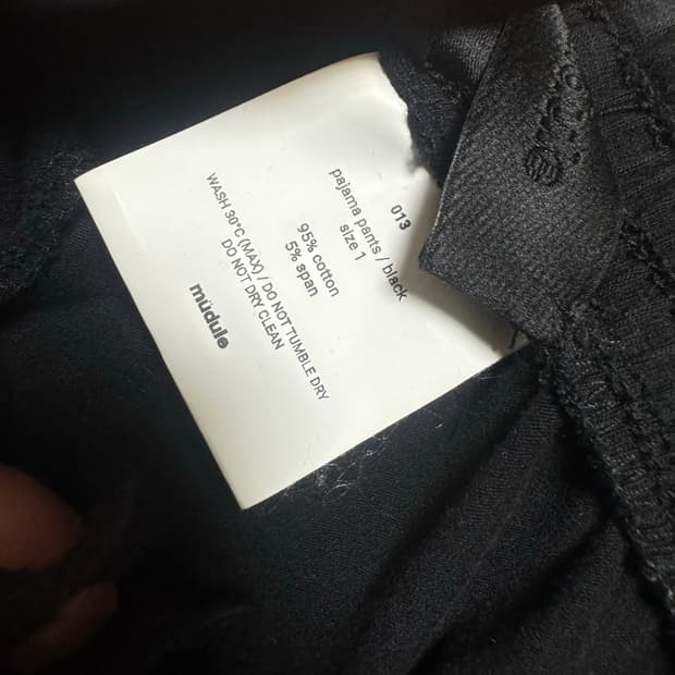 [1] 머듈 파자마팬트 져지원단 블랙