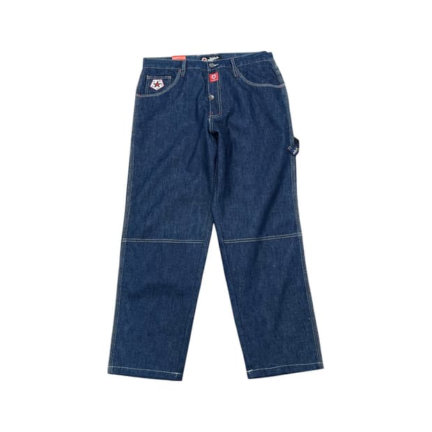 Tribal 올드스쿨 자수 데님팬츠