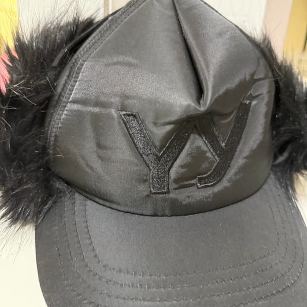 오픈yy 포우 퍼 모자 이어플랩 캡 군밤모자 블랙