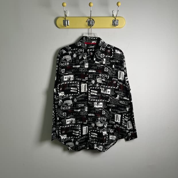 ficce 피체 빈티지 그래픽 프린팅 셔츠 L
