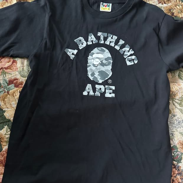 베이프 퍼스트 카모 컬리지 블랙 M