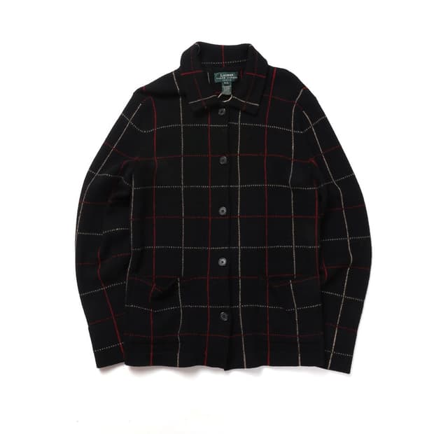 Lauren Ralph Lauren Windowpane Check Car