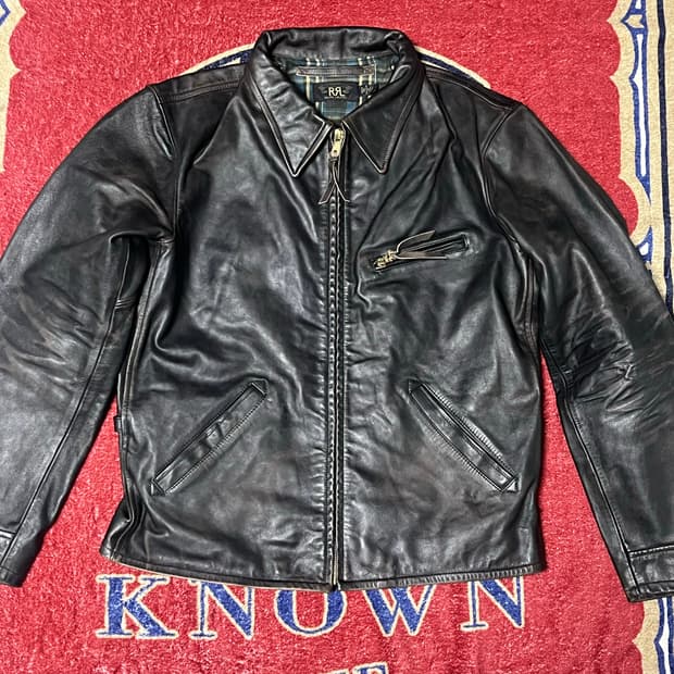 더블알엘 (RRL) 뉴스보이 레더자켓