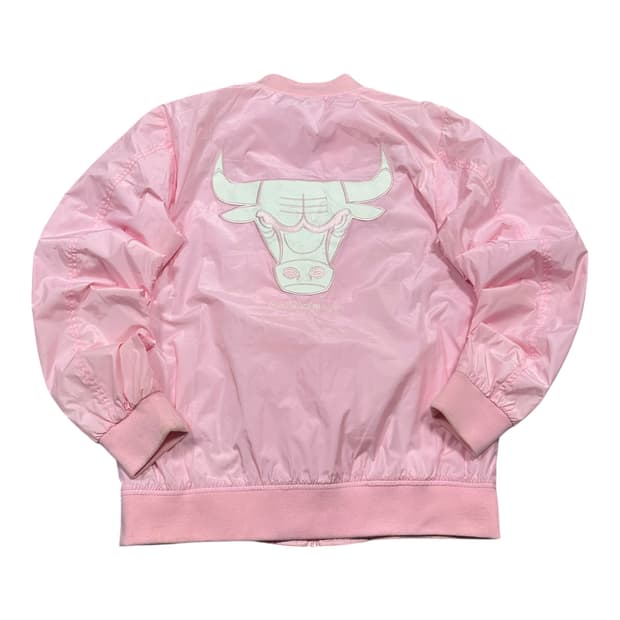 ✨ (바배) NBA 시카고불스 핑크 블루종 자켓 