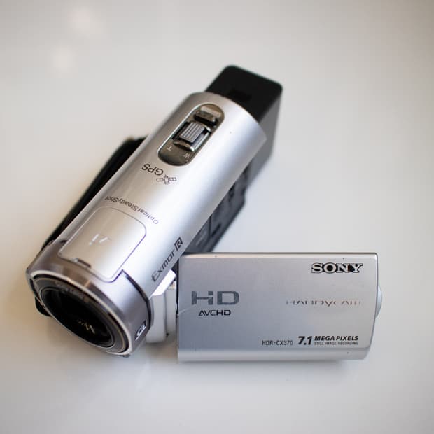 Sony HDR CX370V / 빈티지 디지털 캠코더