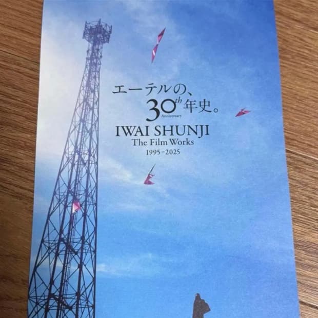 이와이슌지 30주년 릴리슈슈의모든것 일본 극장 전단지 b5