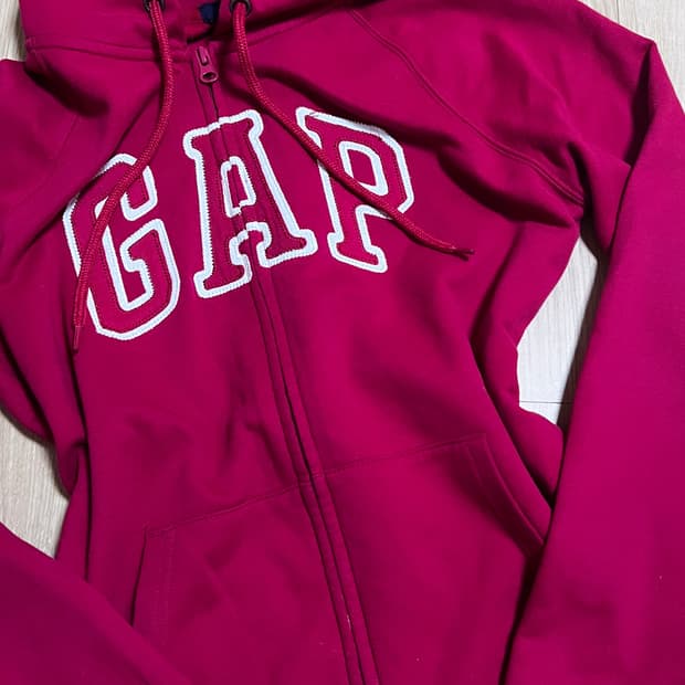Gap 갭 핫핑크 후드집업