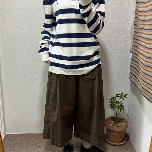 폴로 스트라이프 럭비티셔츠