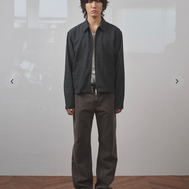 [M] 서피스에디션 헤링본 스트레이트 팬츠