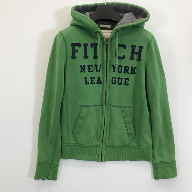 아베크롬비 Y2K 그린 빈티지 후드집업 [S]