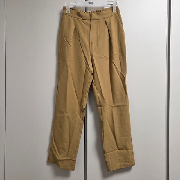 Beams 빔즈 여성 밴딩 슬랙스 팬츠 S-M