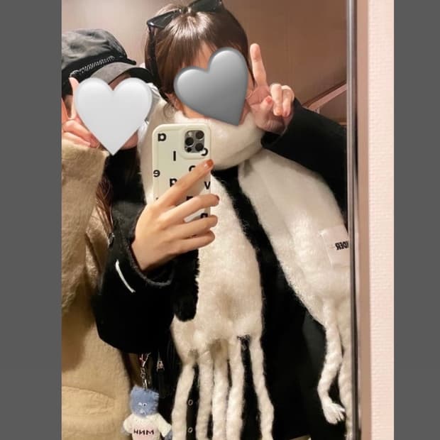 질샌더 모헤어 머플러 J40TE0118J40041100