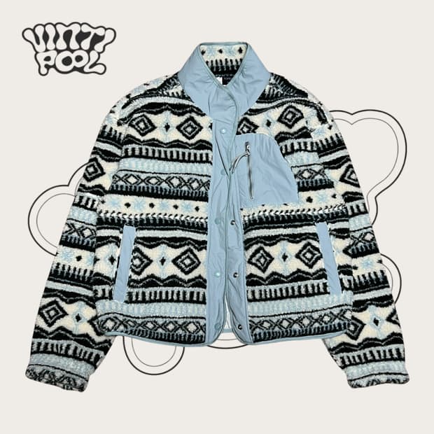 쉐르파 하이넥 플리스 자켓 85