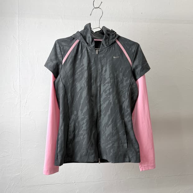 나이키 레이어드 투웨이 후드 집업