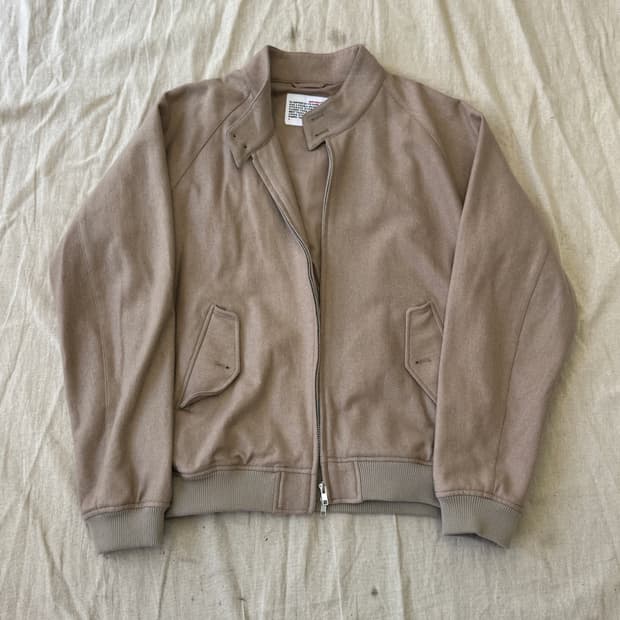 벌스데이수트 베이지 울 헤링턴 자켓 L