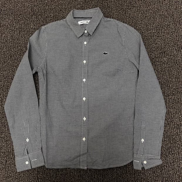 라코스테 여성 체크 셔츠 90사이즈