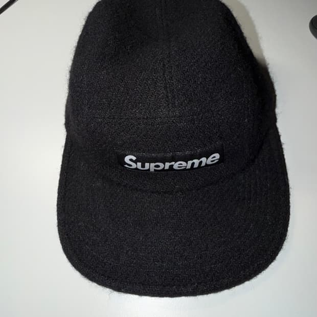 슈프림 니트 캠프캡 블랙