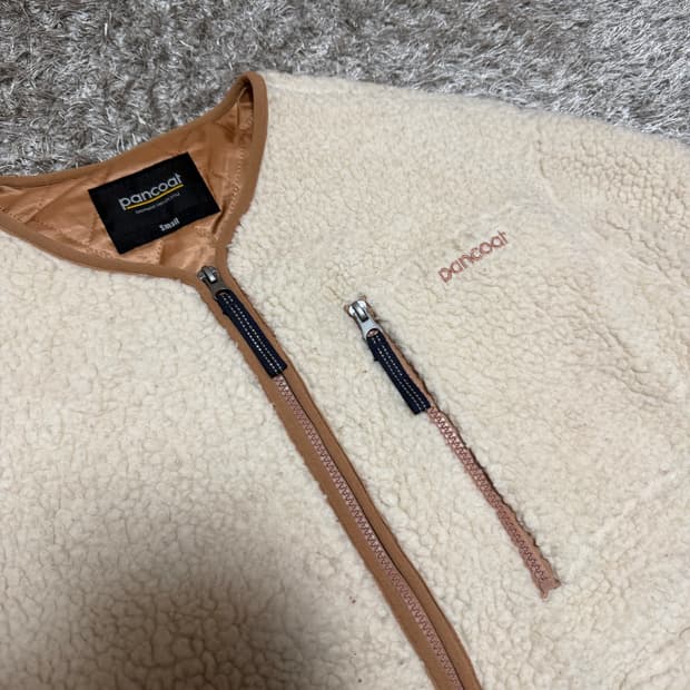[S] 팬코트 뽀글이 재킷
