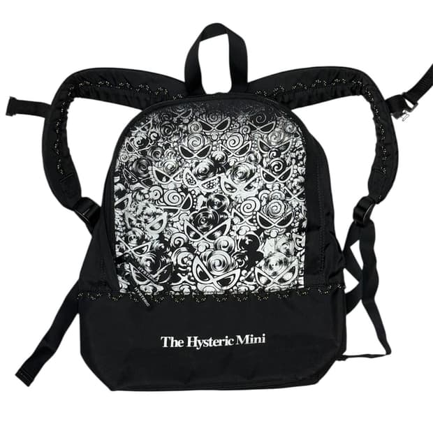 히스테릭 글래머 아카이브 가방 끈 디테일 중형 백팩 가방